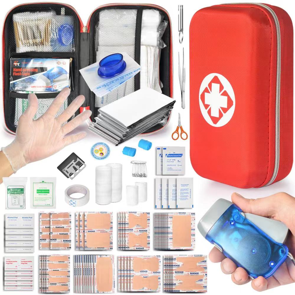 First Aid Kit 350pcs Emergency First Aid Kit is a first aid kit designed for outdoor sports