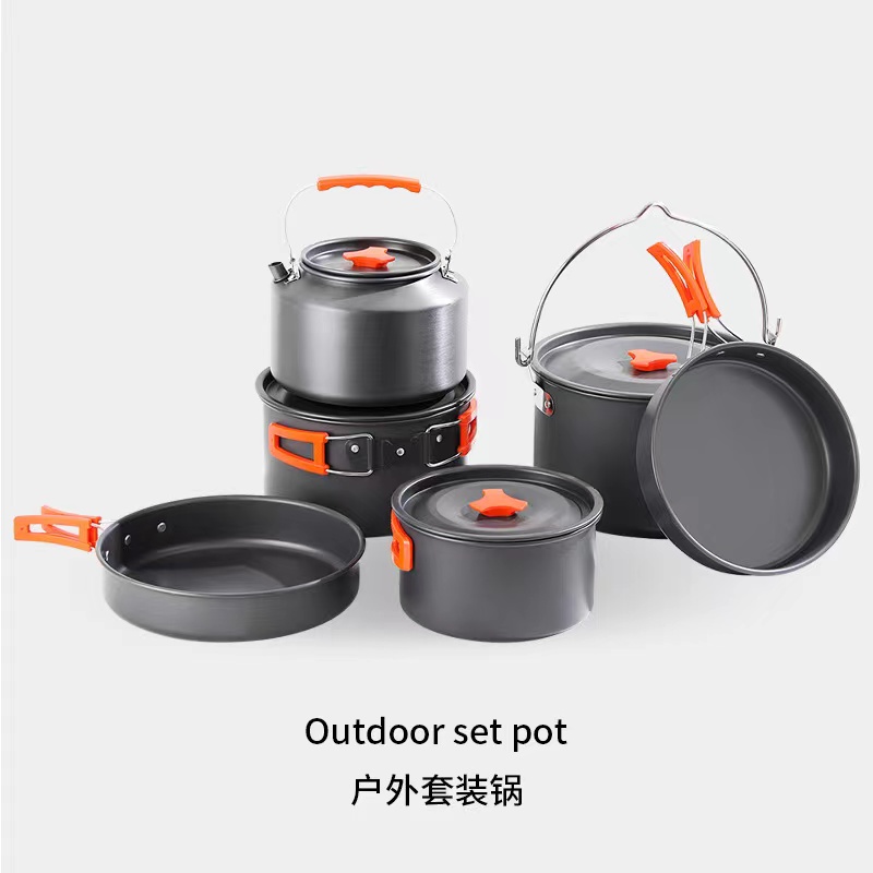 Camping Cookware Mess Kit Camping Cookware Mess Kit Camping Cookware Mess Kit